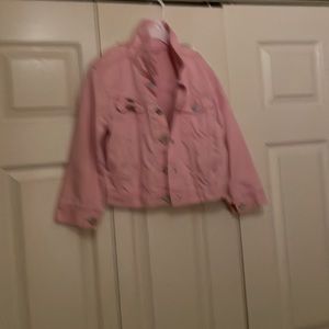 Pink Girls Jean Jacket